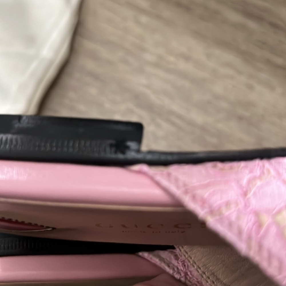 Brand new Gucci pink lace princetown slide 36.5 - Picture 6 of 8